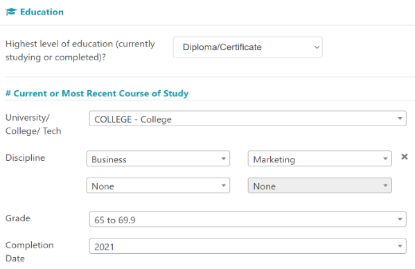 marketing diploma